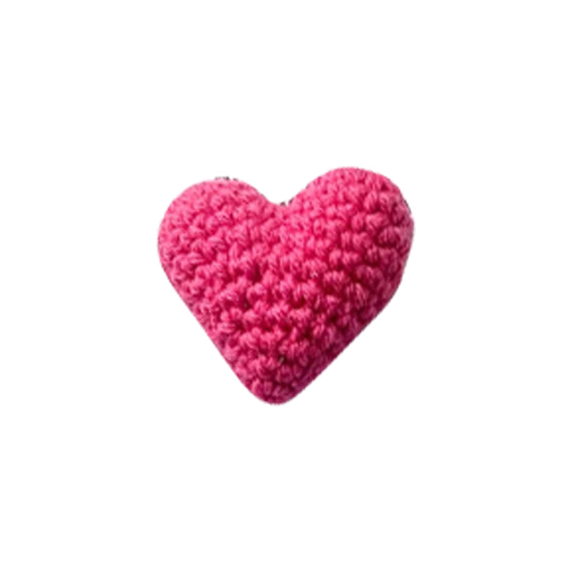 Cozy Handmade Crochet Heart Token