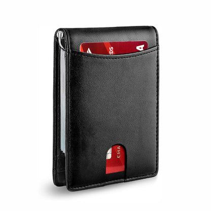 Secure Leather Credit Card Wallet