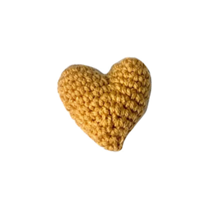 Cozy Handmade Crochet Heart Token