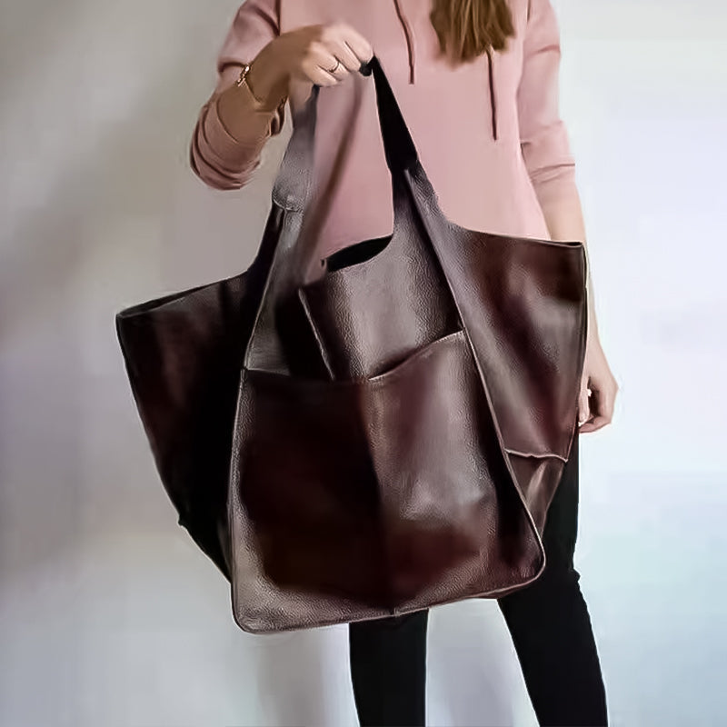 Large Genuine Leather Tote Bags