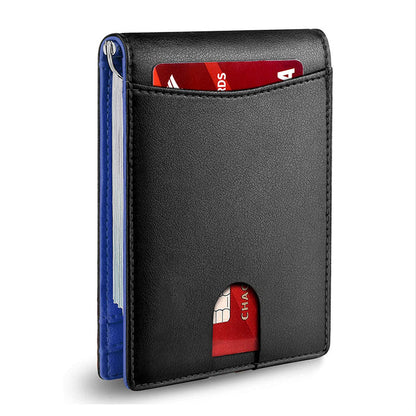 Authentic Leather RFID Blocking Wallet Card Holder