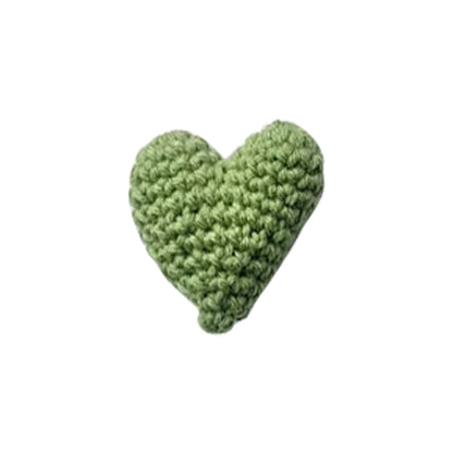 Cozy Handmade Crochet Heart Token
