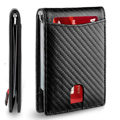 Authentic Leather RFID Blocking Wallet Card Holder