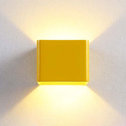 Contemporary Square Wall Light Fixture
