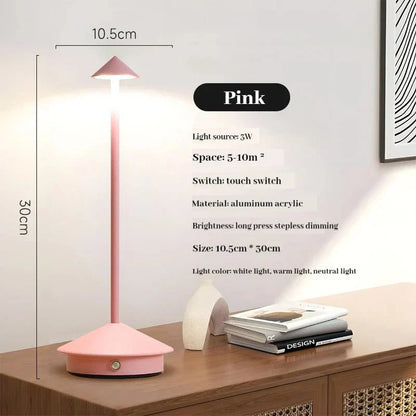 Sleek USB Metallic Desk Lamp
