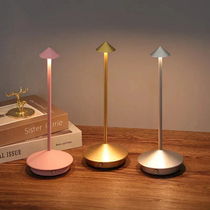 Sleek USB Metallic Desk Lamp