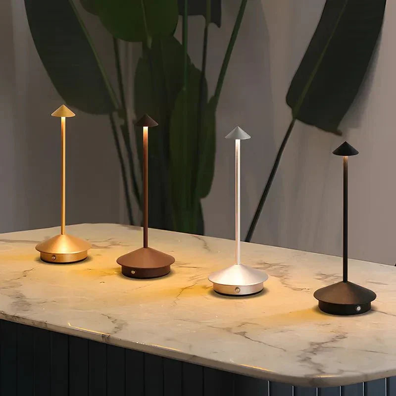 Sleek USB Metallic Desk Lamp