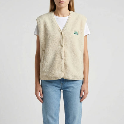 Sleeveless Open-Front Vest