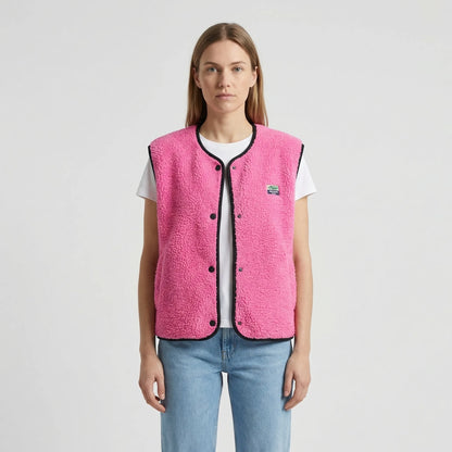 Sleeveless Open-Front Vest