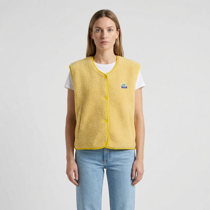 Sleeveless Open-Front Vest