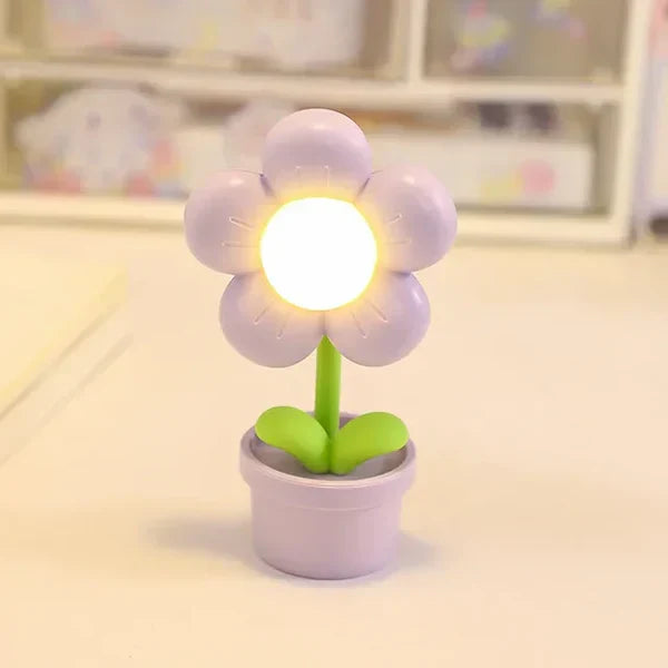 Delicate Floral Desk Lamp