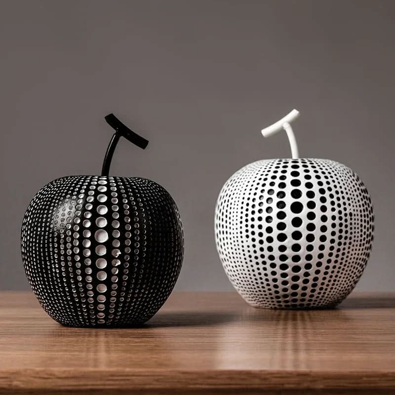Cute Polka Dot Apple Decorative Figure