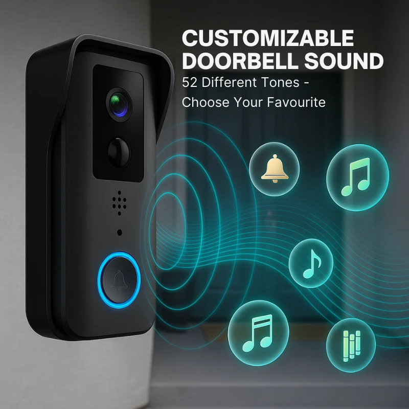 Wi-Fi Security Doorbell Camera System