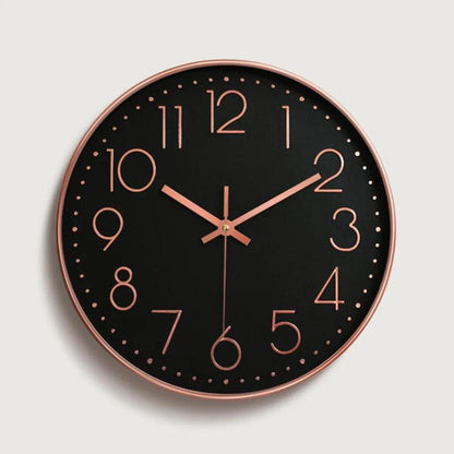 SMOOTHTIME – 12-inch silent, non-ticking wall clock for modern decor