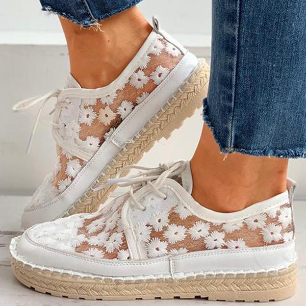 Comfortable Orthopedic Shoes with Floral Pattern - Cofik