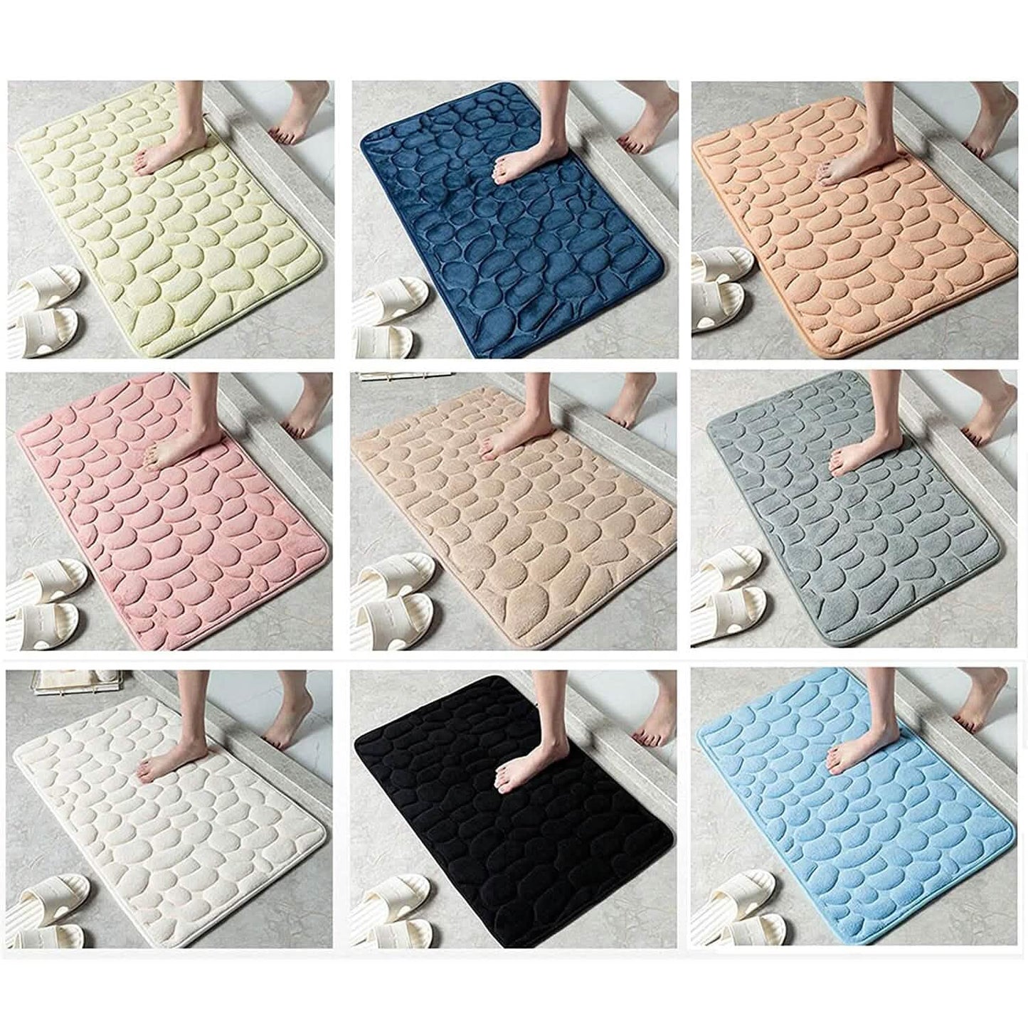 Comfortable Memory Foam Anti-Slip Bathroom Mat