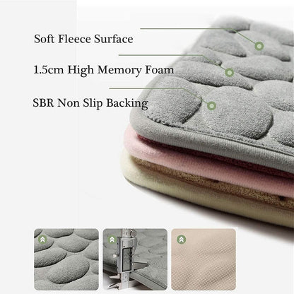 Comfortable Memory Foam Anti-Slip Bathroom Mat