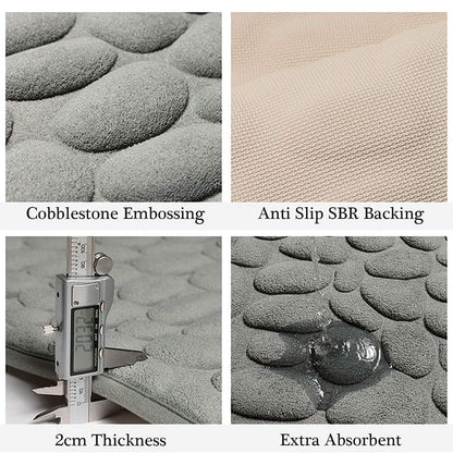 Comfortable Memory Foam Anti-Slip Bathroom Mat