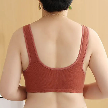 Soft vest-style bra in plus sizes