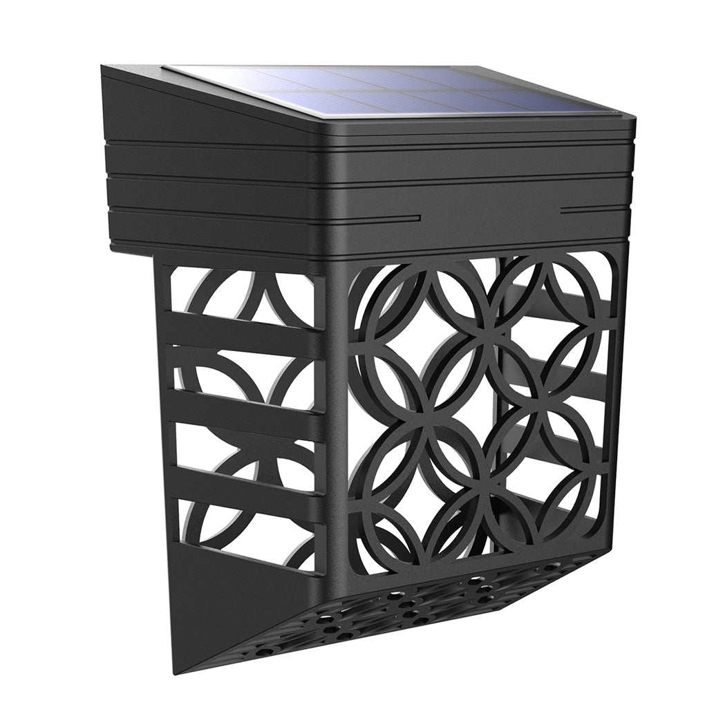 Outdoor LED Garden Wall Light Solar Powered Sconce