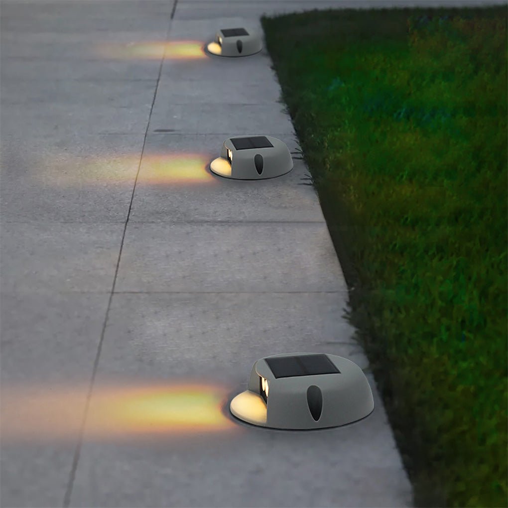 Outdoor Solar Powered Wall Light Waterproof Step Lamp