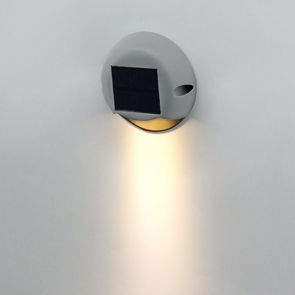 Outdoor Solar Powered Wall Light Waterproof Step Lamp