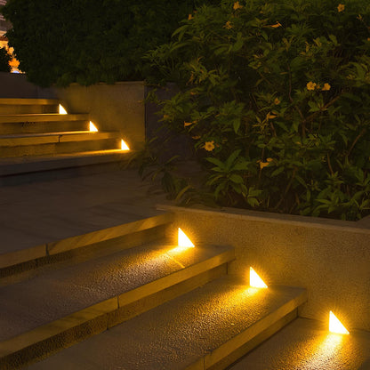 Bright LED Stair Lamp – Soft Solar Lighting