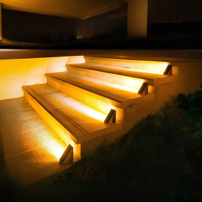 Bright LED Stair Lamp – Soft Solar Lighting