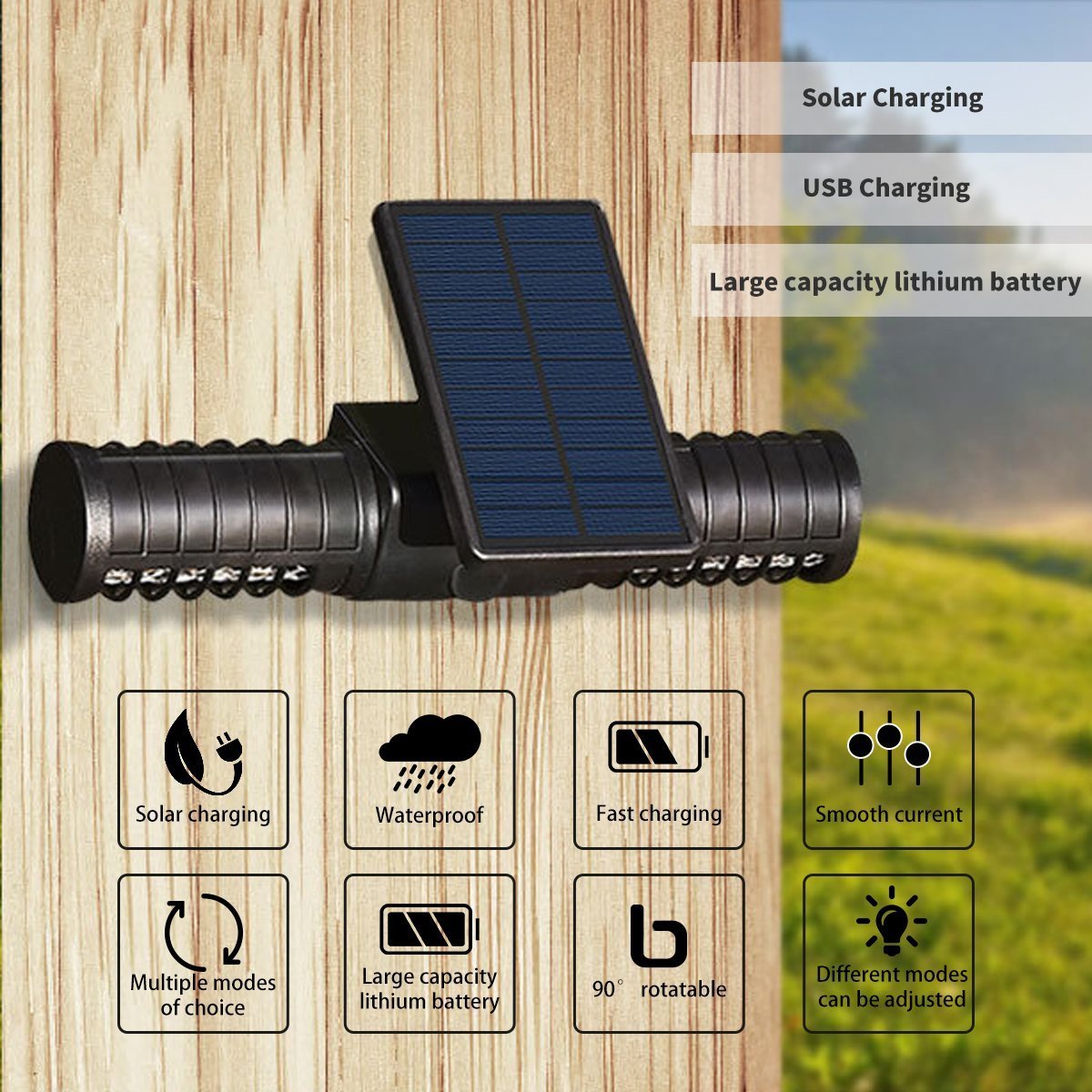 Outdoor Mosquito Repellent Solar Lamp