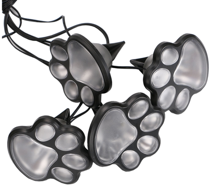 Cute Pet Footprint Solar Yard Lights