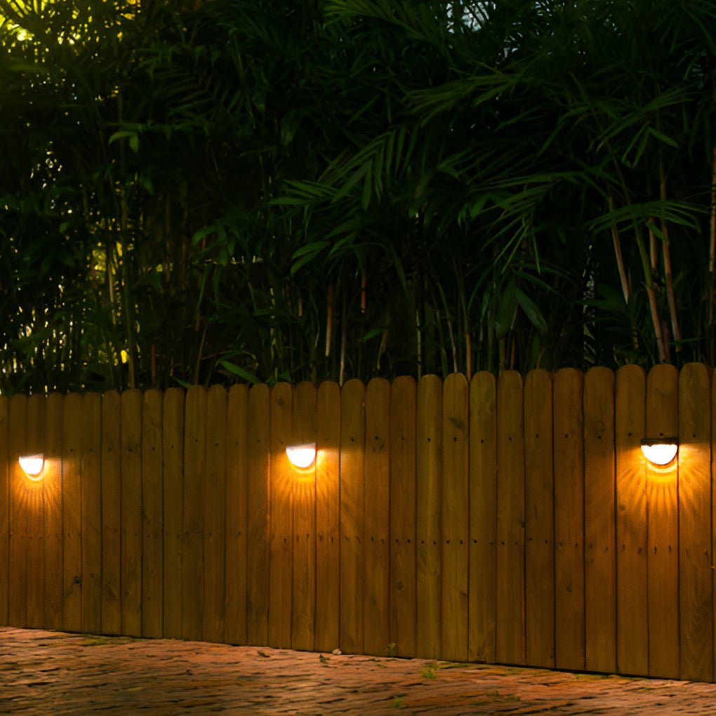 4 Pack Outdoor LED Solar Step Lights Wall Mounted - Cofik