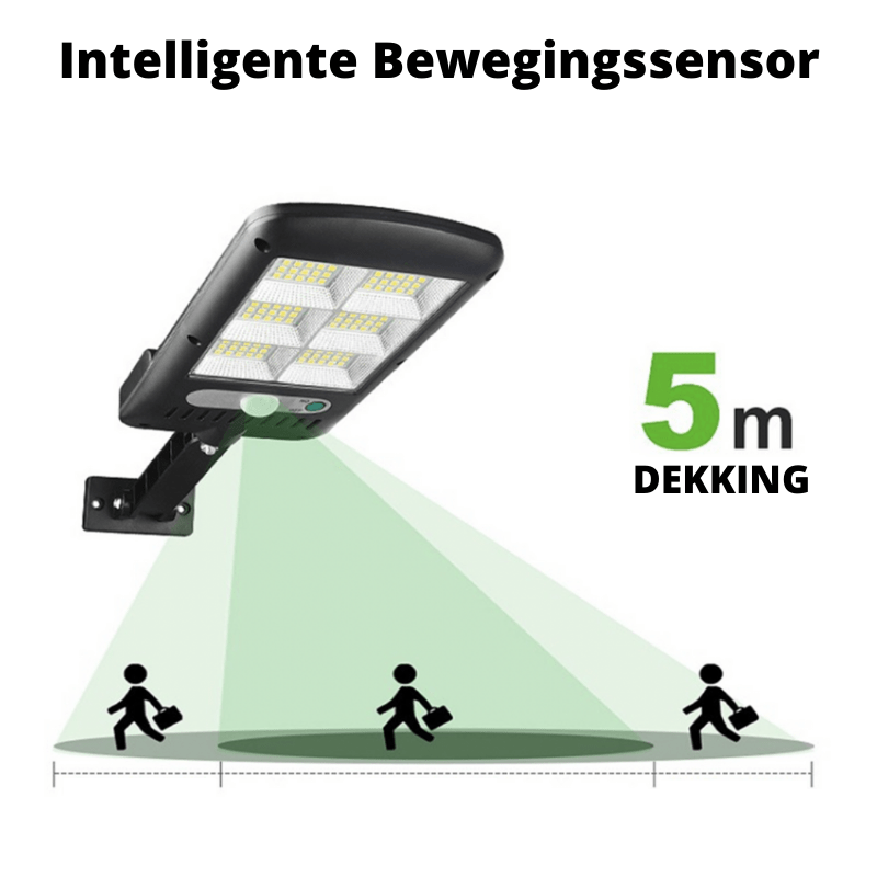 Bright Wireless Outdoor Solar Powered Security Lamp