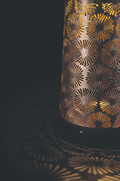 Rustic Floral Garden Solar Lantern