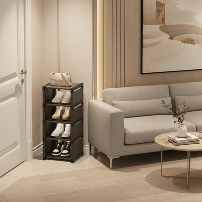 SPACERACK – Space-Saving Shoe Rack for Corners & Small Spaces