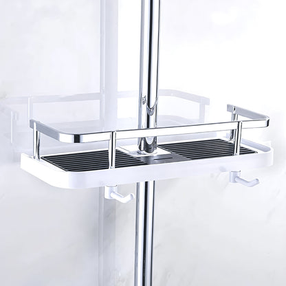 Stainless Steel Wall Mount Bathroom Shelf Storage Rack - Cofik