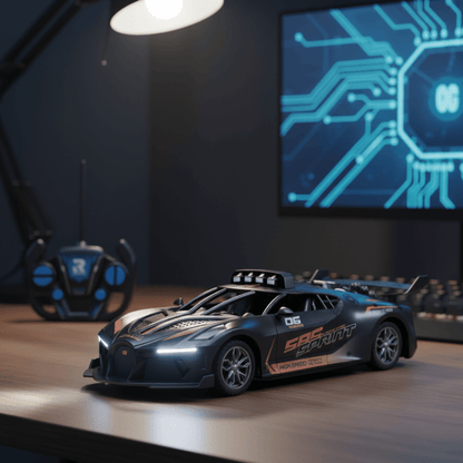 SPEEDCUB – Child-safe 1:18 RC drift car with robust design