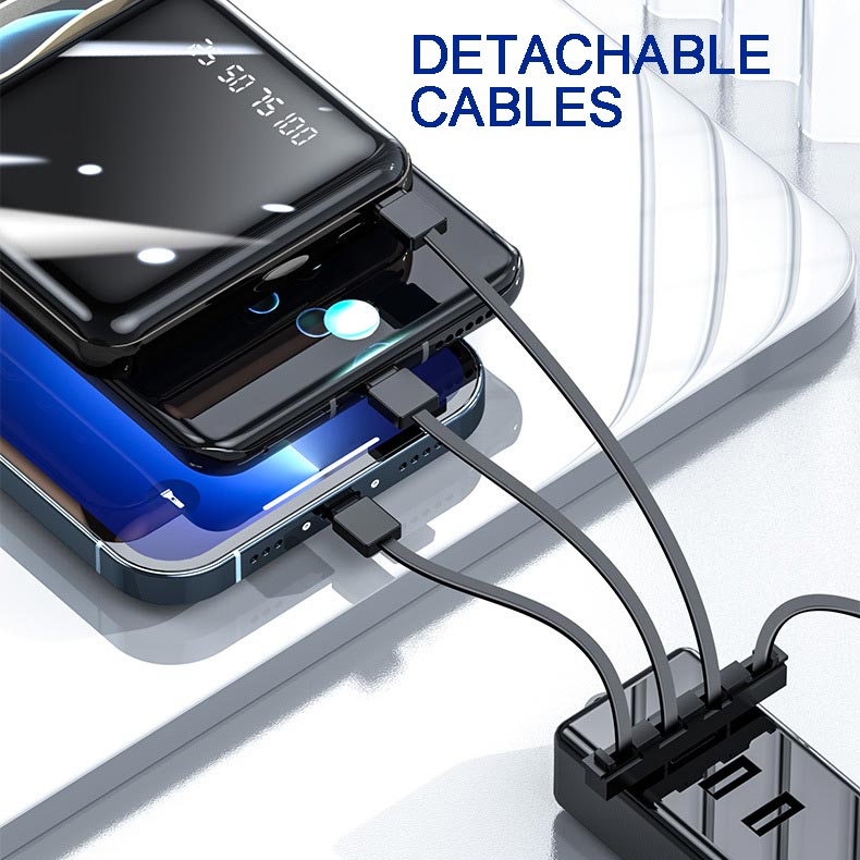 Compact 20000mAh Portable Fast Charging Power Bank