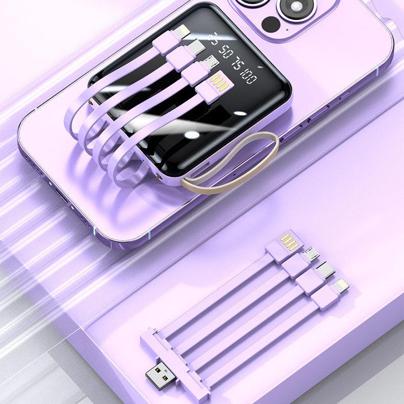 Compact 20000mAh Portable Fast Charging Power Bank