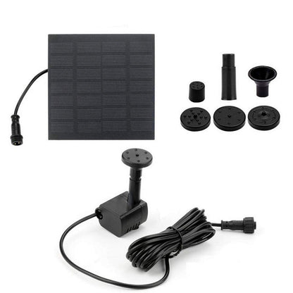 Solar Powered Garden Water Fountain Pump Kit