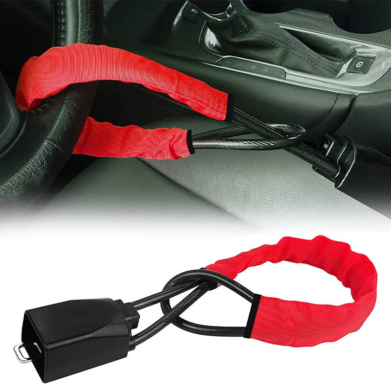 Heavy Duty Steering Wheel Lock Cable
