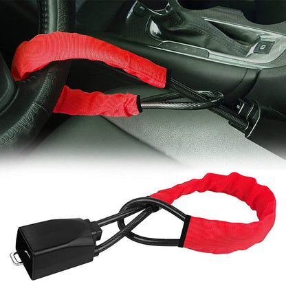 Heavy Duty Steering Wheel Lock Cable