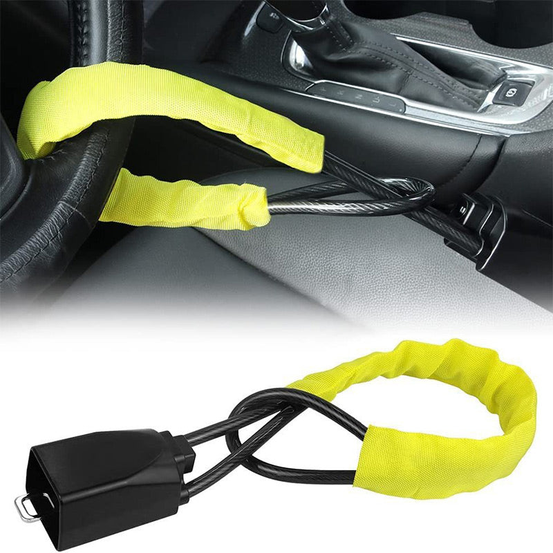 Heavy Duty Steering Wheel Lock Cable