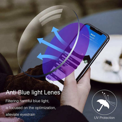 Clear Vision Blue Blocker Reading Glasses