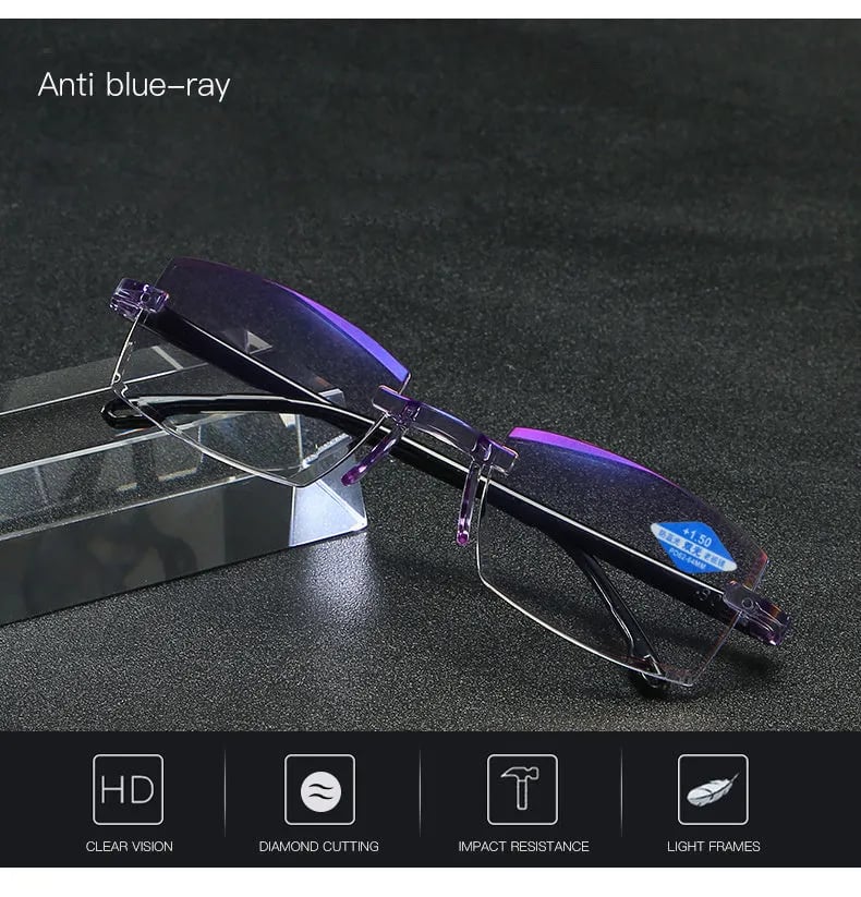 Clear Vision Blue Blocker Reading Glasses