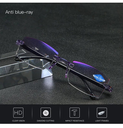 Clear Vision Blue Blocker Reading Glasses
