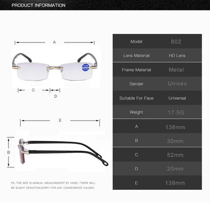 Clear Vision Blue Blocker Reading Glasses