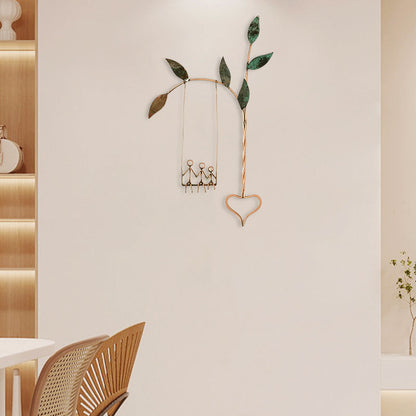 Lovely Wooden Swing Wall Decor