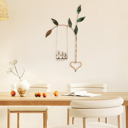 Lovely Wooden Swing Wall Decor