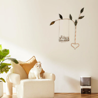Lovely Wooden Swing Wall Decor