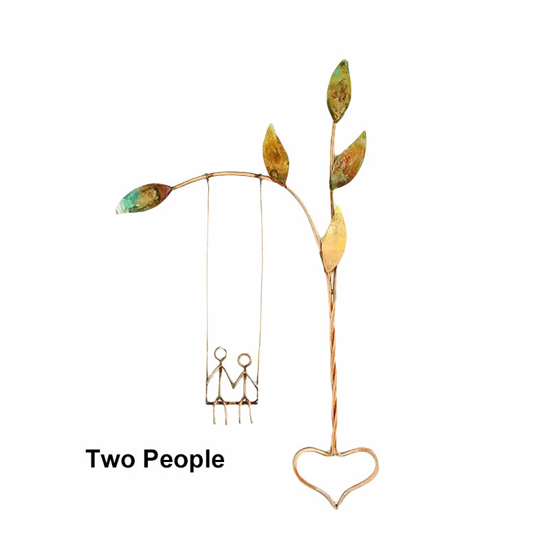 Lovely Wooden Swing Wall Decor - Cofik